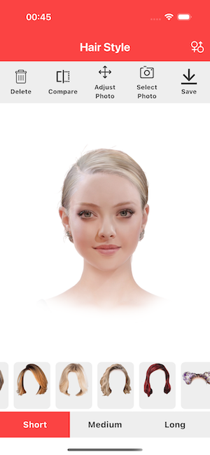 Hair Style应用预览